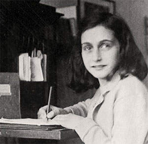 Anne Frank op 15 jarige leeftijd